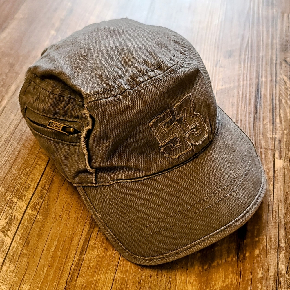 6-12 Month Koala Kids Gray Embroidered 53 Patch Hat